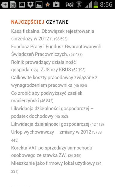 Biznes Poradnik: ZUS, PIT, VAT截图4