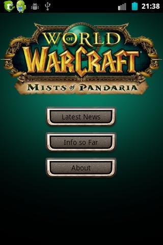 WoW Mist of Pandaria News App截图3