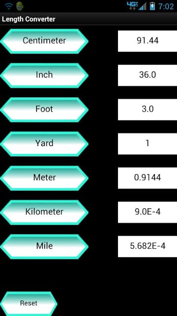 Length Distance Converter Calc截图2