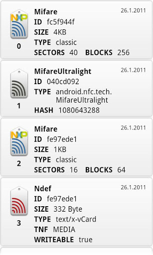 NFC Classic Tag Reader Writer截图4