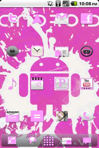 ADW Think Pink Theme截图2