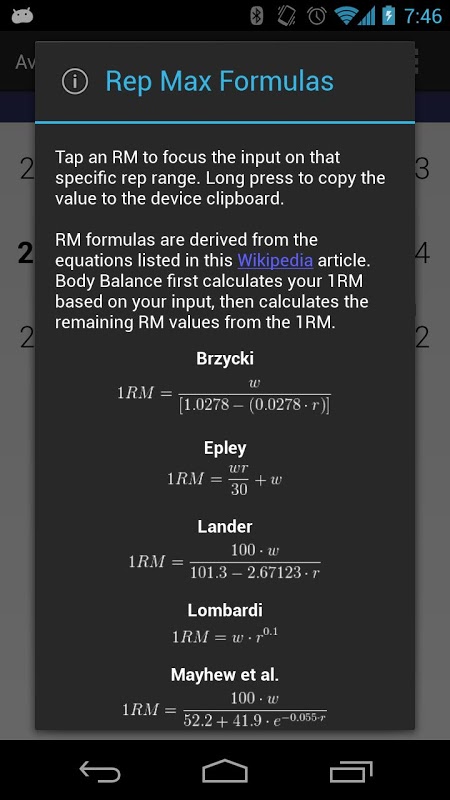 Rep Max Calculator截图2