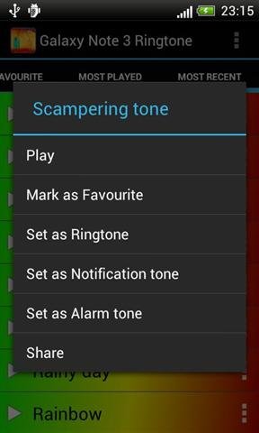 银河注3铃声 Galaxy Note 3 Ringtones截图2