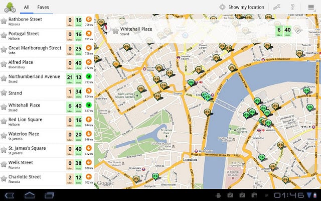 Cycle Hire Widget Lite截图4