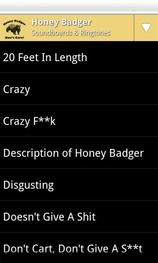 Honey Badger Soundboard截图3