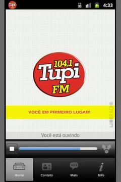Tupi FM 104.1 MHz S&atilde;o Paulo截图