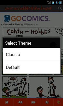 Calvin &amp; Hobbes Search Lite截图