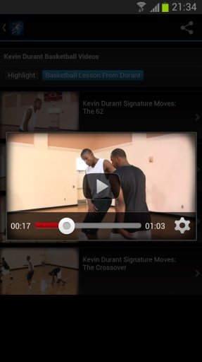 凯文 - 杜兰特篮球教学视频截图9