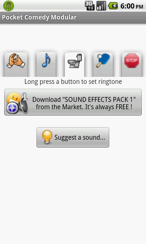Pocket Comedy Sounds Ringtones截图2
