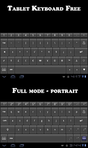 Tablet Keyboard Free截图5