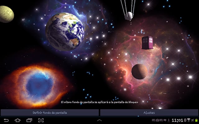 3D Space Live Wallpaper截图6