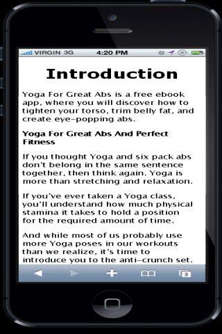 Yoga For Great Abs Free 2截图2