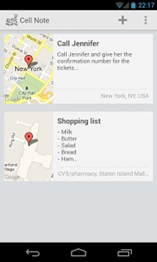 CellNote - Location Based Note截图1