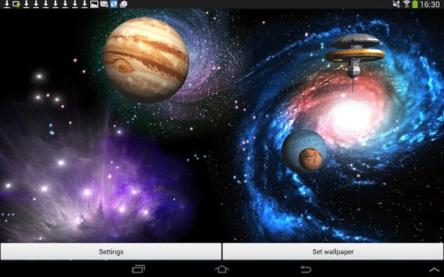 3D Space Live Wallpaper截图9