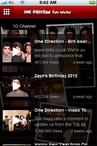 One Direction fan app截图4