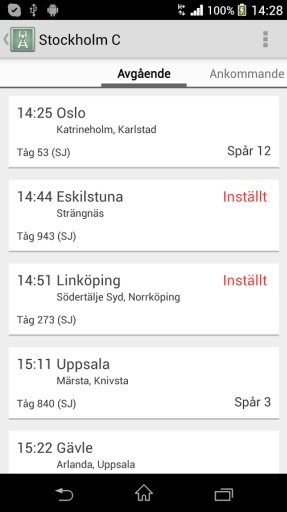 Train Info Sweden截图3