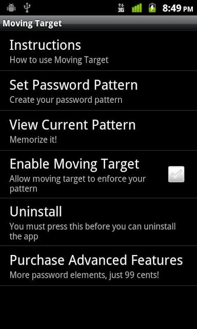 Moving Target Password Shifter截图2