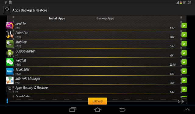 Apps Backup &amp; Restore截图7