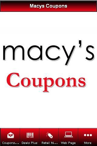 Macys Coupons App截图1