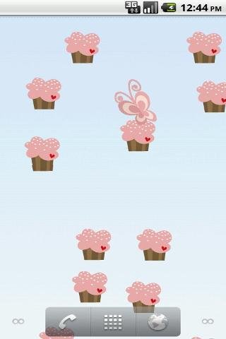 Butterflies and Cupcakes LWP截图3
