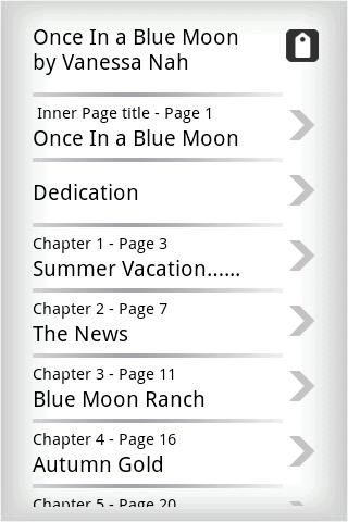 EBook - Once In a Blue Moon截图1