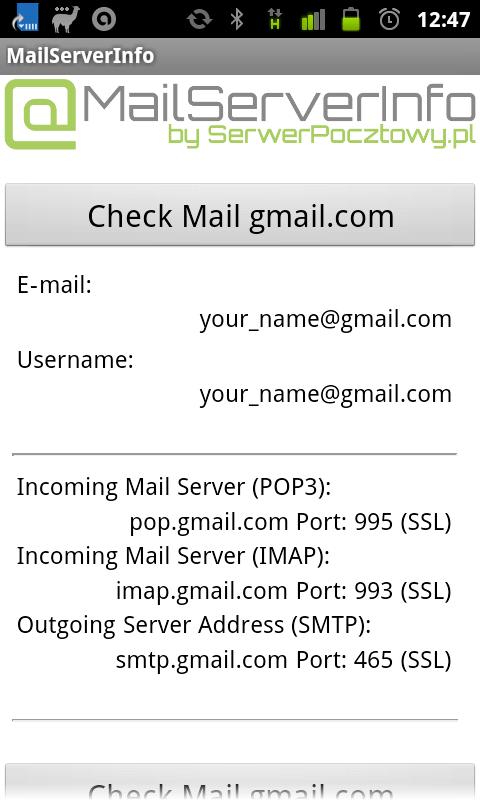 Mail Server Info (e-mail info)截图2