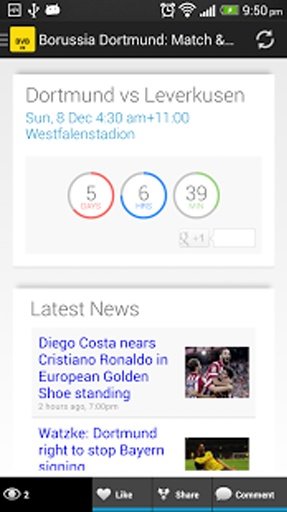 Borussia Dortmund: Widget,News截图9