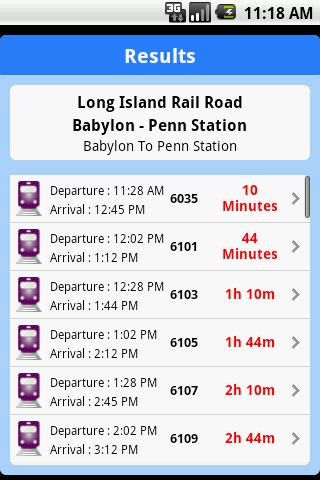 iTransitBuddy LIRR Lite截图1