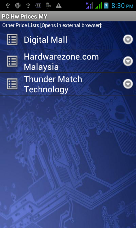 PC Hw Prices MY截图3