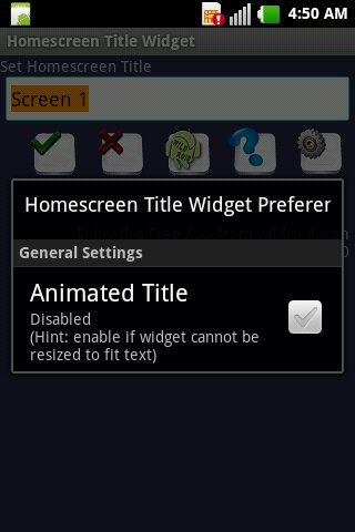 Home Screen Title Widget截图7