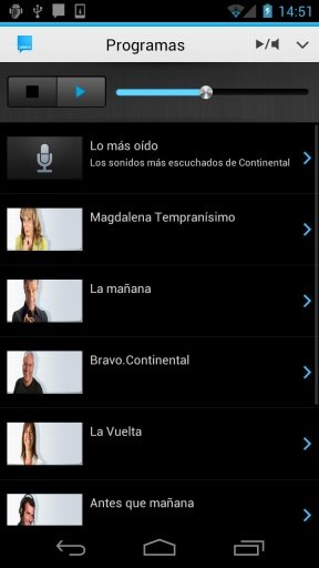 Continental Radio para Android截图2