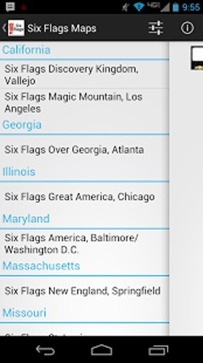 Six Flags Maps截图5