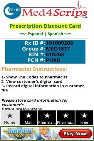 Free Prescription Rx Card截图1