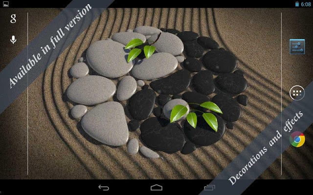 3D Zen Stones LWP Free截图1