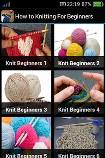 How to Knitting For Beginners截图4