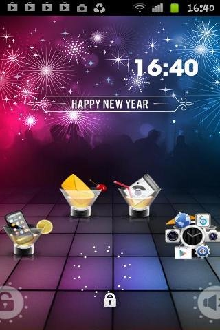 Happy New Year Locker Theme截图3