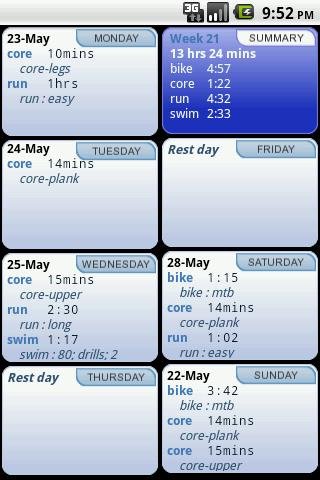 Triathlete's Training Diary截图8