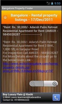 Bangalore Property Finder截图