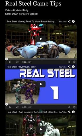 铁甲钢拳秘诀 Real Steel Tips截图3