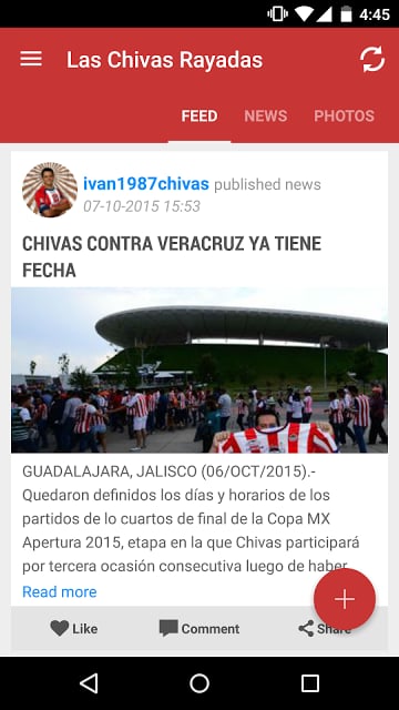 Las Chivas Rayadas Guadalajara截图5