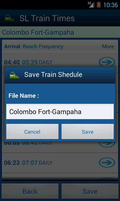 SriLanka Train Times截图4