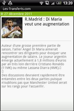 Les Transferts - Infos Foot截图