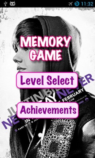 Justin Bieber - Memory Game截图2