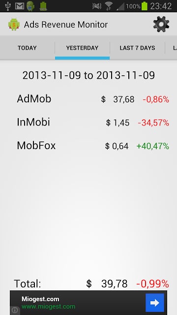 广告收入监视器 Ads Revenue Monitor截图2