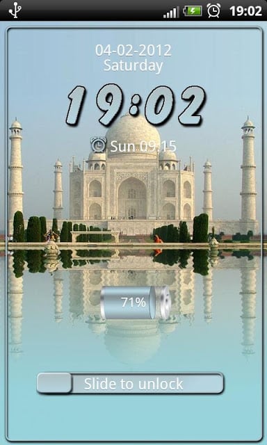 Taj Mahal GO Locker theme截图3