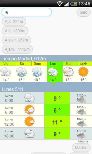 La meteo el tiempo meteo .net截图1