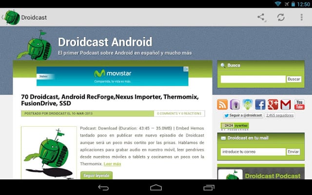 Droidcast Podcast截图2