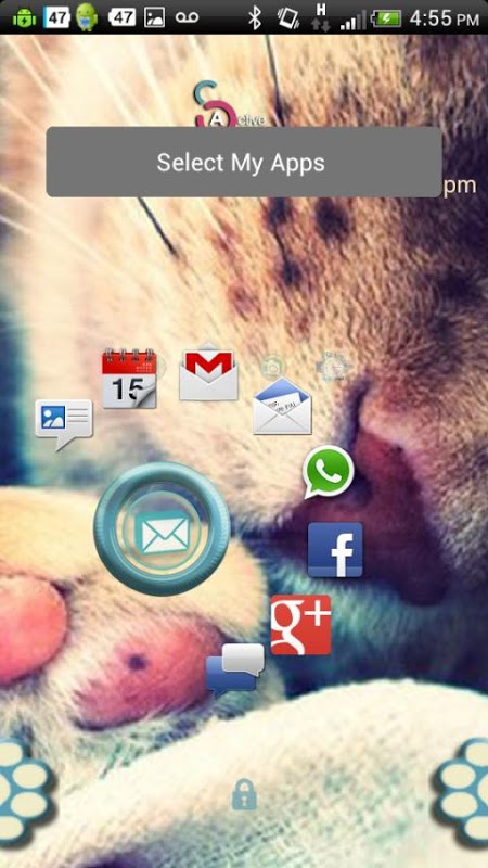 Cat Theme - Active Lock Screen截图1