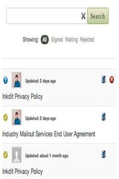 电子签名 Inkdit e-signatures截图