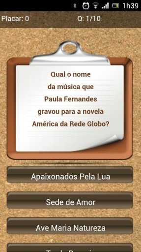 Paula Fernandes Quiz截图3